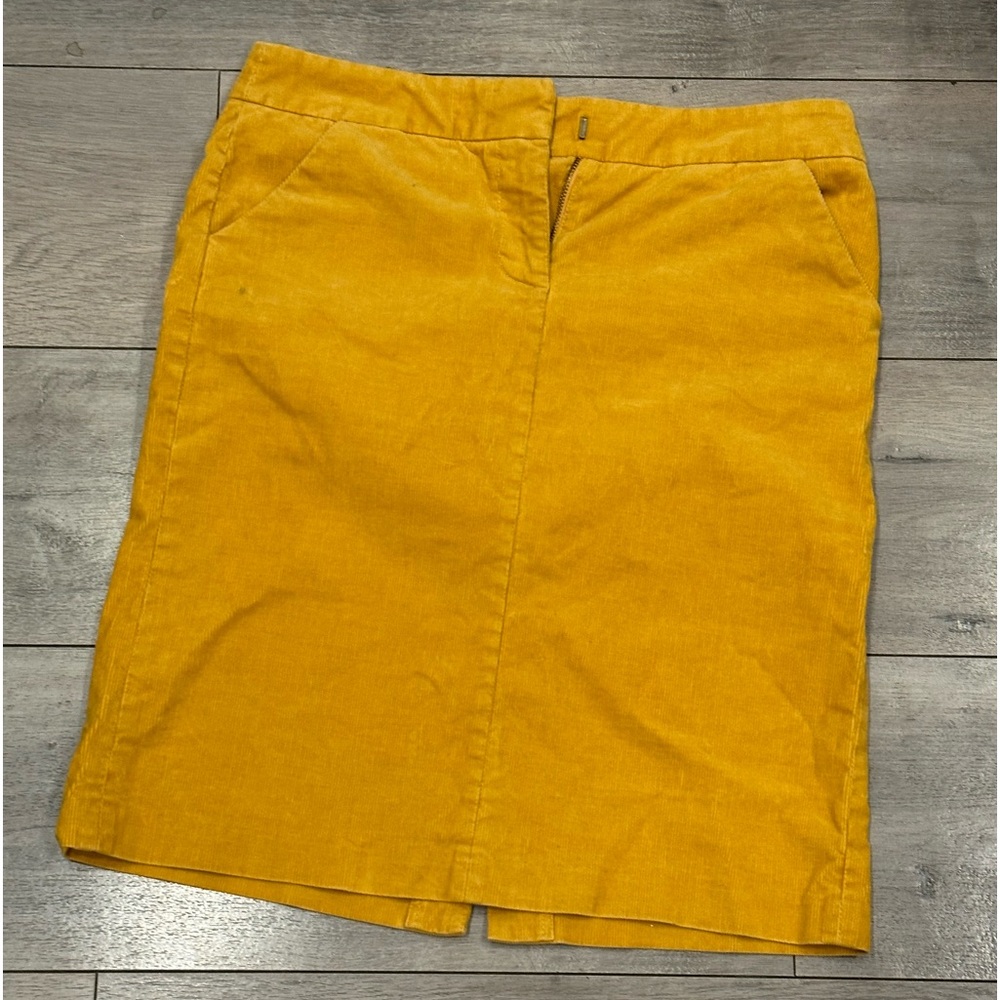 Vintage Y2K J.Crew Number 2 corduroy pencil skirt